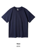 Regular Double Cotton Plain Short Sleeve