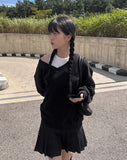 Gir Pocket Pleated Mini Skirt