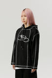 SHINING LOGO STITCH HOODIE