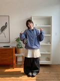 [unisex] Kororo Two Way Over Hood Wind Jumper