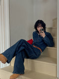 Rockins ST Crop Denim Jacket