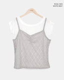 Blem Off-shoulder Short Sleeve T-shirt