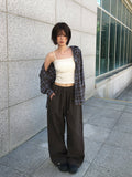 Ked Snap Wide Cotton Banding Long Pants