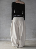 Rats Cut Cotton Balloon Pants