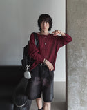 Summer boat see-through knit