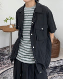 Die Two Pocket Nylon Shirt Jacket