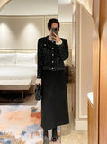 Shui Cut Brushed H-line Long Skirt