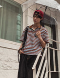 Yeah ST Crop Collar Short Sleeve T-shirt