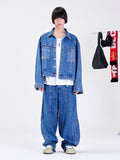 STITCH LINE DENIM PANTS