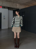 Hedin Stripe Collar Long Sleeve
