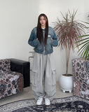 Pero Zipper Cargo Sweatpants