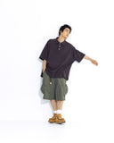 [AG] Rib stop Cargo Half Pants
