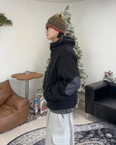 Rude Elbow Patch Fleece Jumper