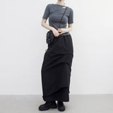 Riffen reverse slit T-shirt
