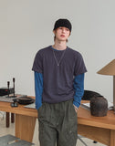 Normal Cotton Plain Long Sleeve T-shirt