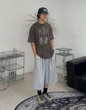 Kainen Pintuck Three-Quarter Bermuda Pants
