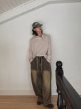 Poco Carpenter Washing Balloon Denim Pants