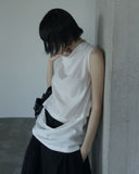 Lesia Cutout Cowl Neck Blouse