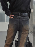 [LANARCH] Sand fade bootcut denim