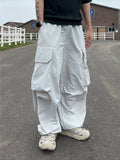 Silver Gray Balloon Pants