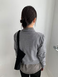 Lekin Button Round Cardigan