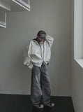 Inport Rivet Balloon Denim Pants