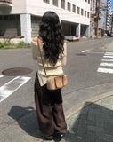 Choco Wide Cotton Pants