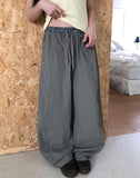 Luce Check Wide Banding Pants