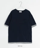 [unisex] Monzo Layered Pocket Boxy Short Sleeve Tee
