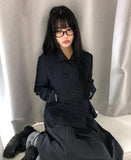 Lowell double-button short jacket