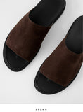 Suede slippers