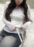 Mining Bustier Layered Knit