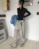 TENCEL FRILL SLEEVE T
