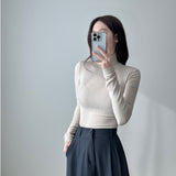 Turtleneck Collar Long Sleeve