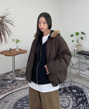 Dust wax coated padded jumper