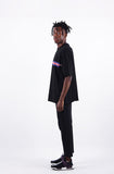 Heavy Overfit Wide 3 Color Line Logo