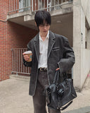 Use Vintage Leather Blazer