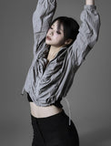Air Shirring Windbreaker