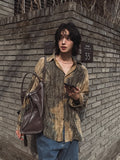 Nogsi grunge dyeing overfit shirt