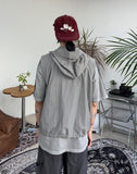 Redon Nylon Hooded Vest