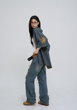 Griner Damage Wide Denim Pants