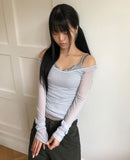 Nahil See-through Long Sleeve T-shirt