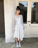 Muta Openwork Bolero Cardigan