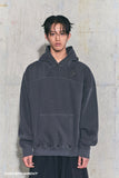 (MADE) CROP INCISION HOODIE