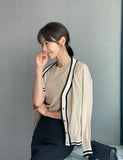Sade Color Matching Cardigan