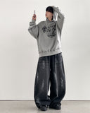 Dutch Black Balloon Wide Denim