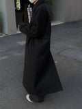 F/W robe wool overfit balmacan coat