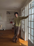 Hemet pintuck wide slacks