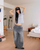 Tonm Stripe Short Sleeve T-shirt