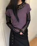 Rodick Star See-Through Long Sleeve T-Shirt